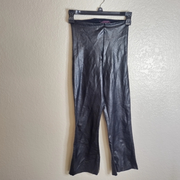 Commando Faux Leather Crop Flare Pants Sz Xs - Picture 2 of 7